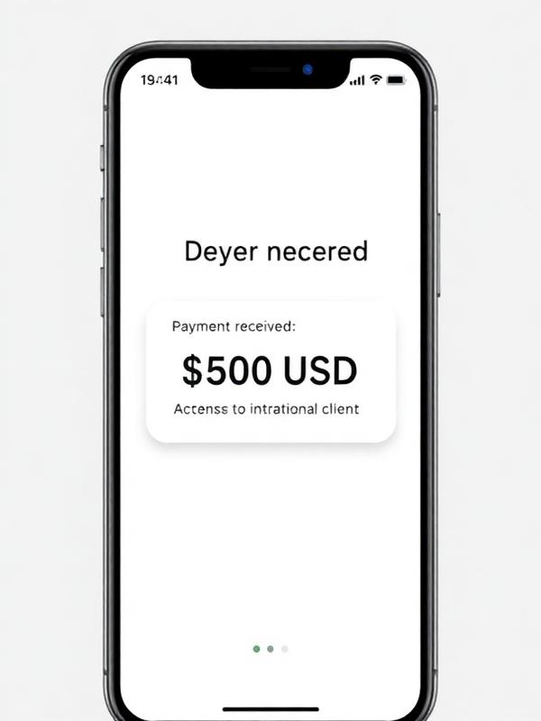 First international payment